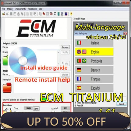 2025 Hot !ECM TITANIUM 1.61 With 26000 + Driver ECM 18259+ Drivers for ecu tool Send link windows 7/8/10