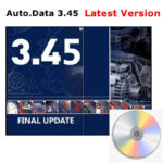 Newest version Autodata 3.45 auto repair software Auto--data 3.45 Virtual system easy install car software update