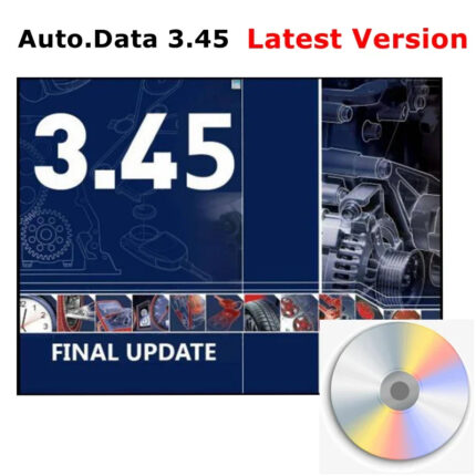 Newest version Autodata 3.45 auto repair software Auto--data 3.45 Virtual system easy install car software update
